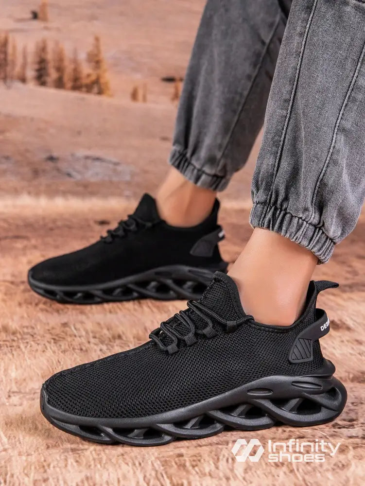 Tênis Corrida Design Futurista Entressola Flexível Tênis Corrida Design Futurista Entressola Flexível