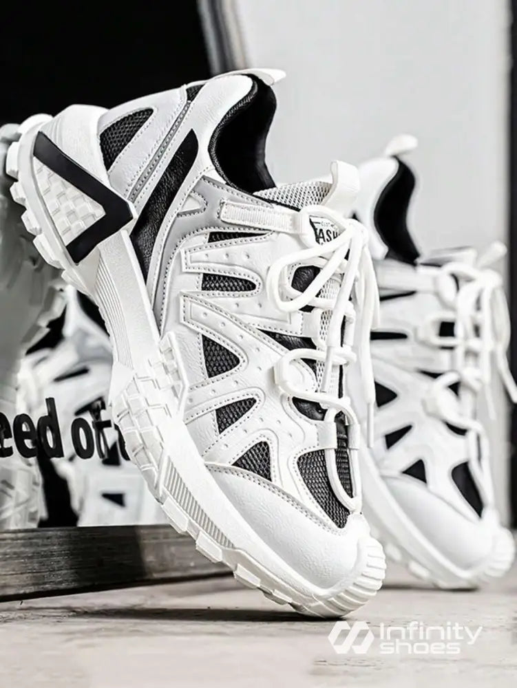 Tênis Corrida Design Futurista Super Estiloso Tênis Corrida Design Futurista Super Estiloso