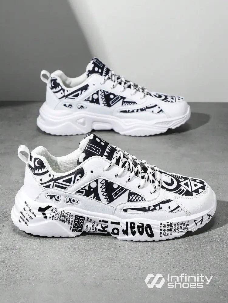 Tênis Corrida Estampado Solado Resistente Tênis Corrida Estampado Solado Resistente