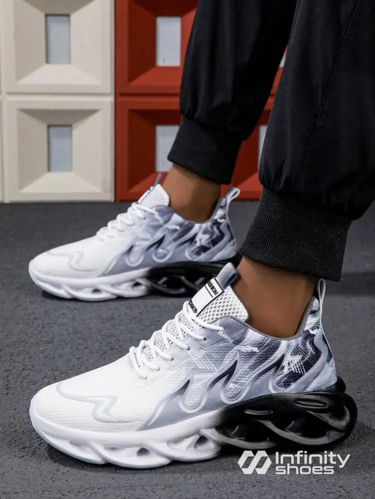 Tênis Corrida Estilo Futurista Amortecimento Tênis Corrida Estilo Futurista Amortecimento