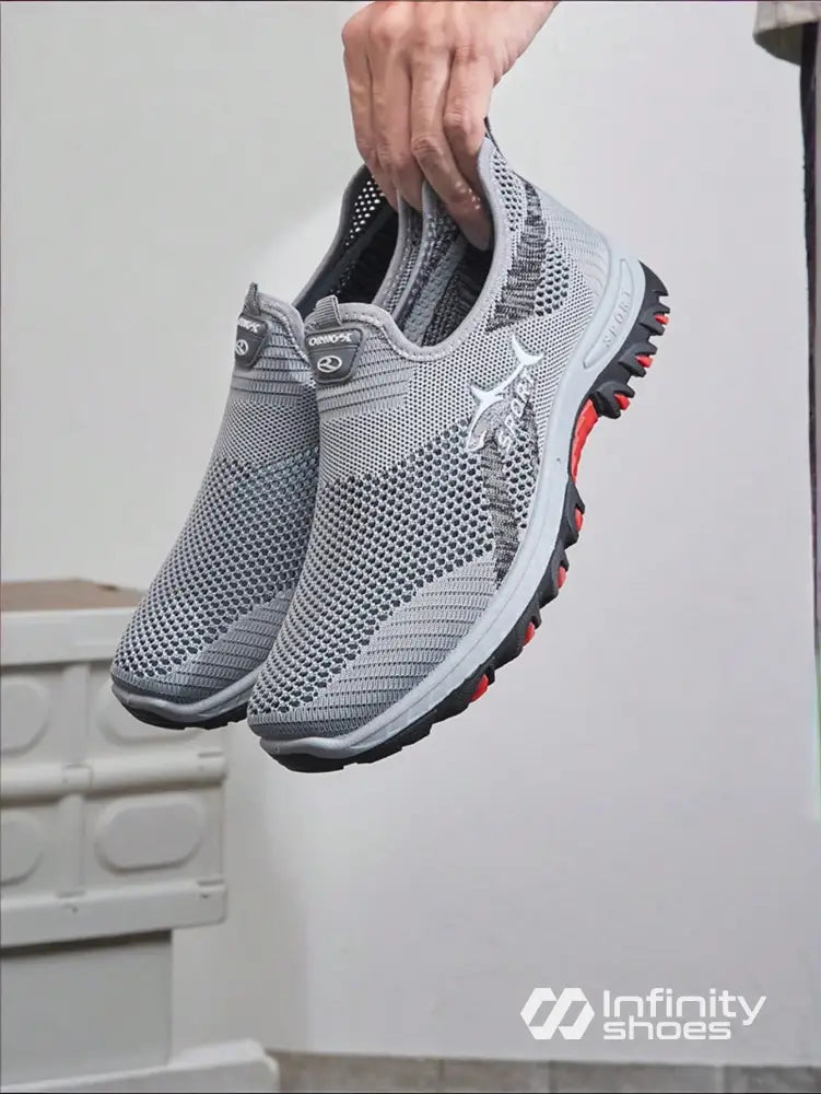 Tênis Corrida Estrutura Leve Confortável Cinza Claro / 36 Tênis Corrida Estrutura Leve Confortável