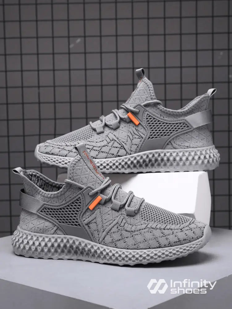 Tênis Corrida Knit Respirável Solado Antiderrapante Tênis Corrida Knit Respirável Solado Antiderrapante