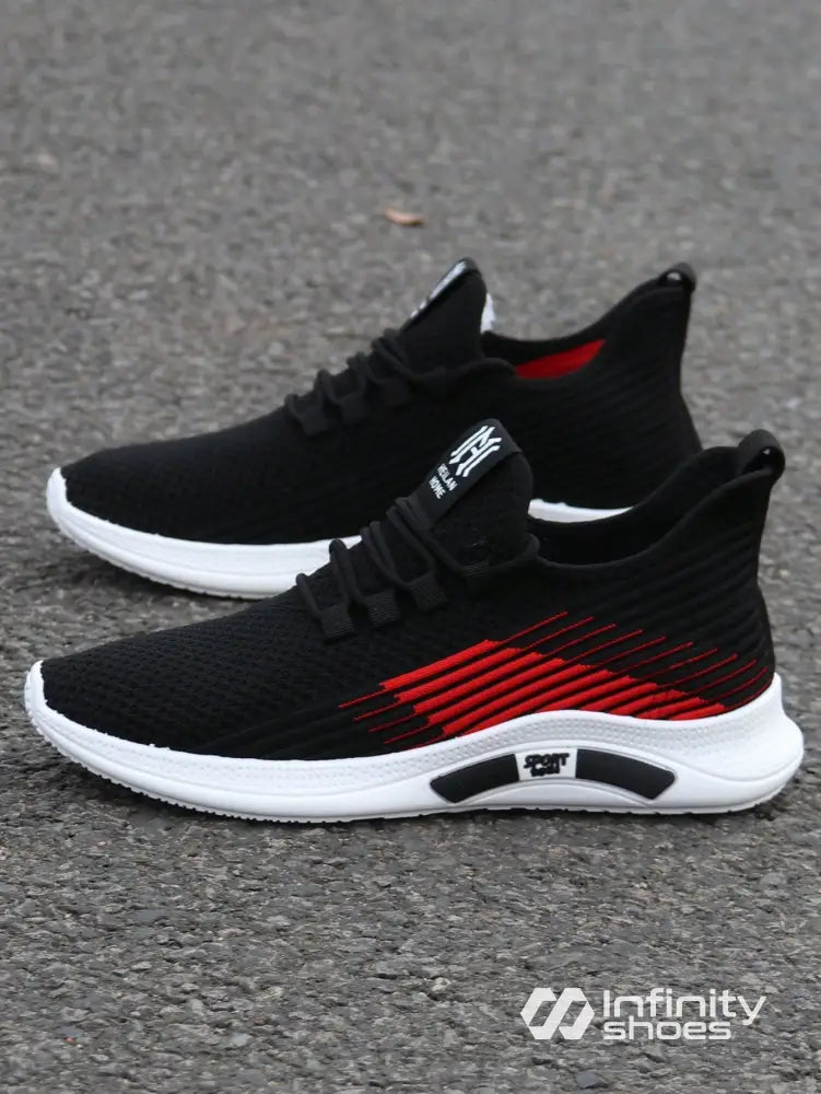 Tênis Corrida Knit Slip On Solado Leve EVA Tênis Corrida Knit Slip On Solado Leve EVA