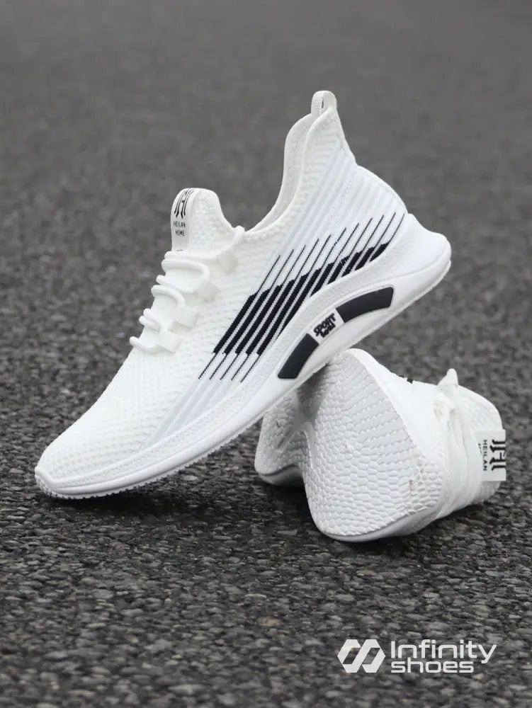 Tênis Corrida Knit Slip On Solado Leve EVA Tênis Corrida Knit Slip On Solado Leve EVA