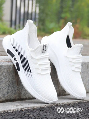 Tênis Corrida Knit Slip On Solado Leve EVA Branco / 36 Tênis Corrida Knit Slip On Solado Leve EVA