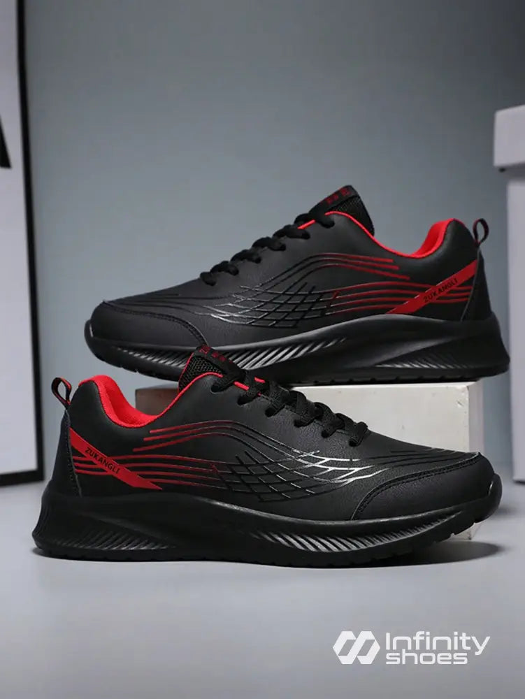 Tênis Corrida Leve Com Design Esportivo Vermelho / 36 Tênis Corrida Leve Com Design Esportivo