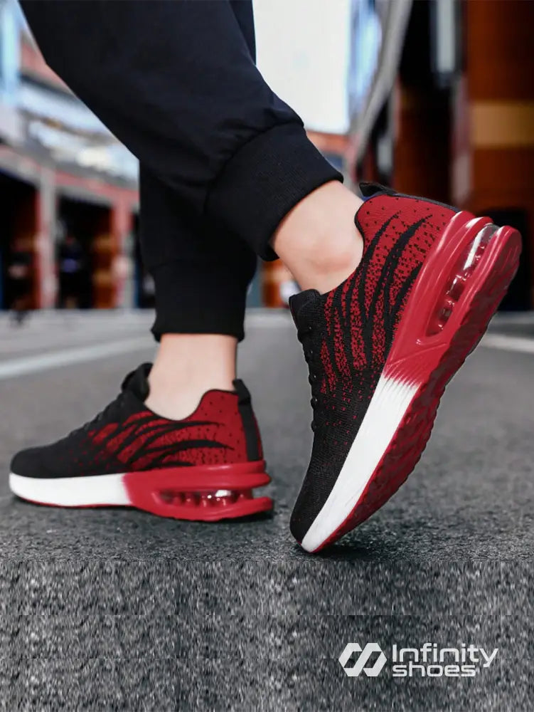 Tênis Corrida Leve Com Solado Air Cushion Antiderrapante Tênis Corrida Leve Com Solado Air Cushion Antiderrapante