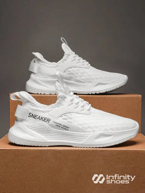 Tênis Corrida Leve Em Mesh Respirável Com Design Moderno Tênis Corrida Leve Em Mesh Respirável Com Design Moderno