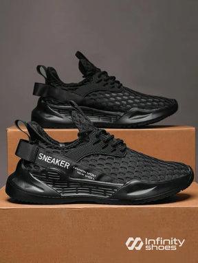 Tênis Corrida Leve Em Mesh Respirável Com Design Moderno Tênis Corrida Leve Em Mesh Respirável Com Design Moderno