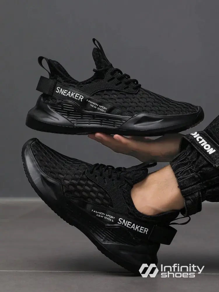 Tênis Corrida Leve Em Mesh Respirável Com Design Moderno Tênis Corrida Leve Em Mesh Respirável Com Design Moderno