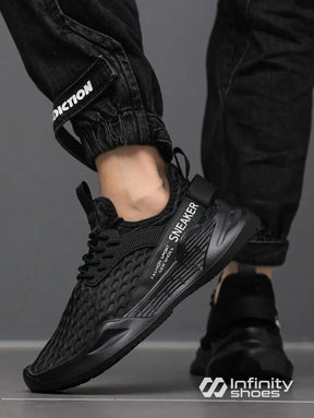 Tênis Corrida Leve Em Mesh Respirável Com Design Moderno Tênis Corrida Leve Em Mesh Respirável Com Design Moderno