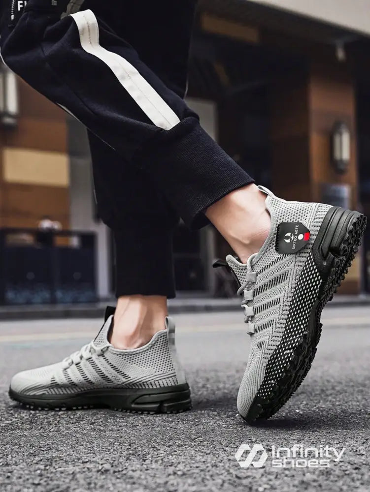 Tênis Corrida Leve Respirável Com Solado Antiderrapante Tênis Corrida Leve Respirável Com Solado Antiderrapante