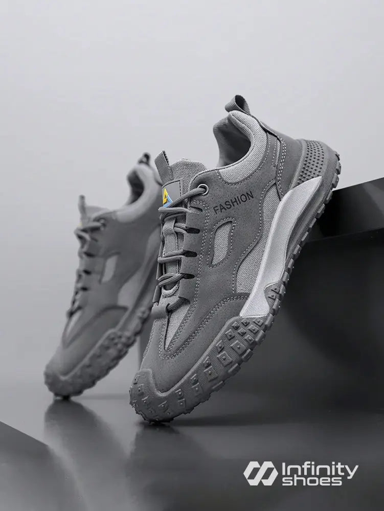 Tênis Corrida Resistente Para Corrida e Caminhada Cinza / 36 Tênis Corrida Resistente Para Corrida e Caminhada