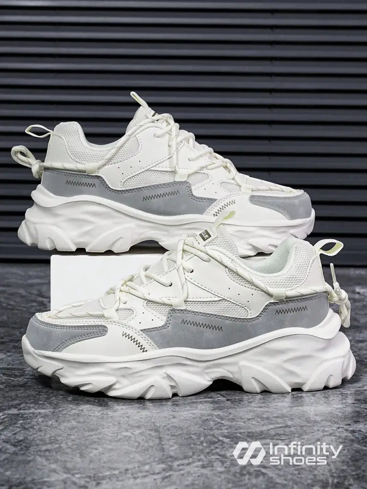 Tênis Corrida Solado Tratorado Estrutura Robusta Branco / 36 Tênis Corrida Solado Tratorado Estrutura Robusta