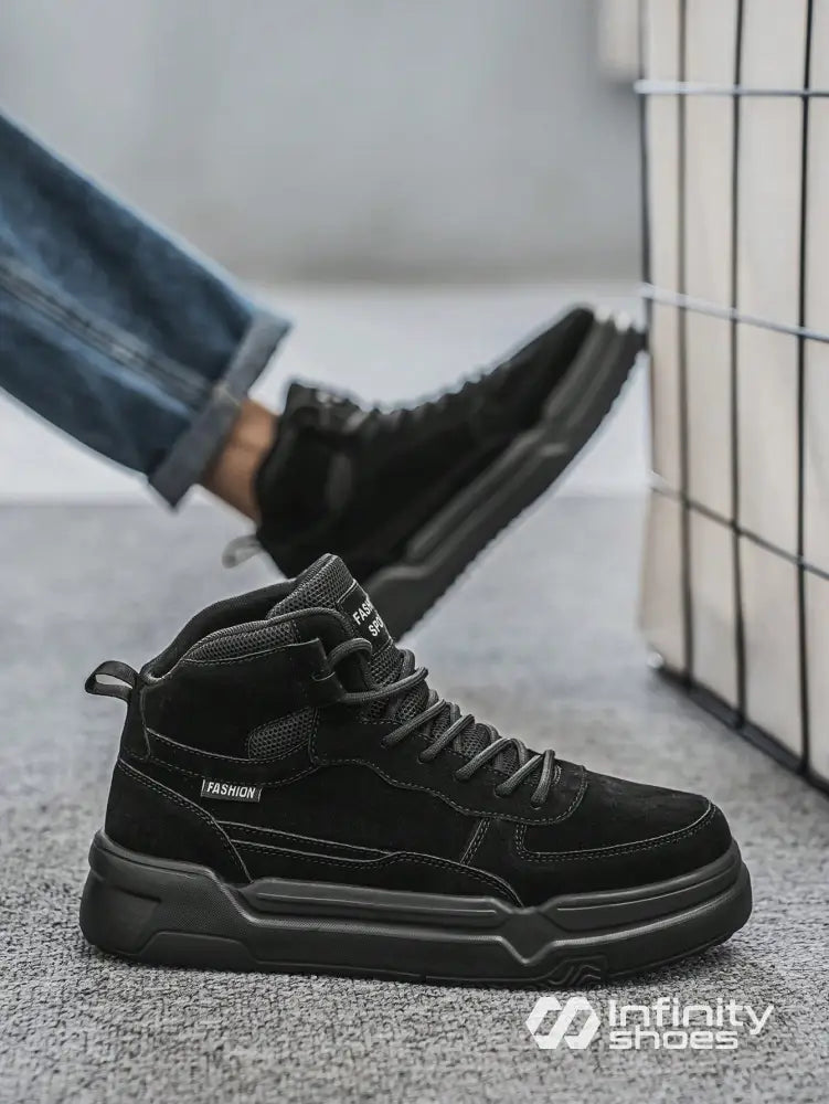 Tênis Street Cano Alto Solado Resistente Tênis Street Cano Alto Solado Resistente