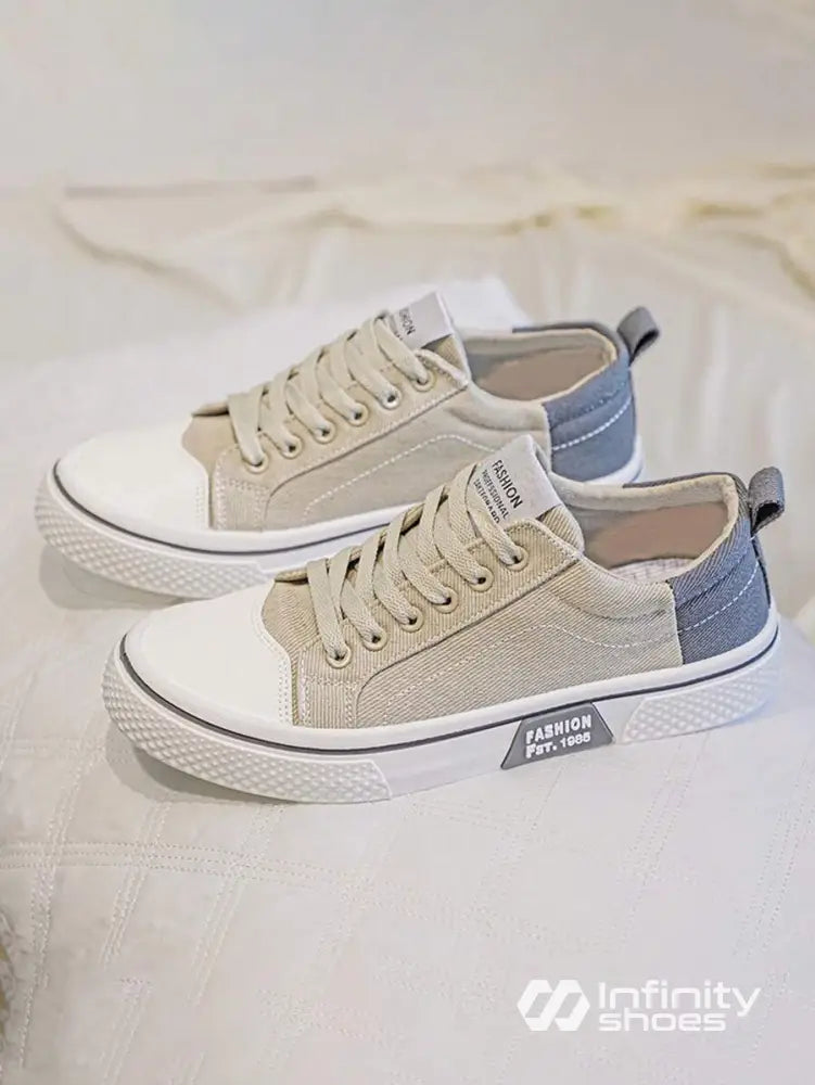 Tênis Street Cano Baixo Casual Moderno Caqui / 36 Tênis Street Cano Baixo Casual Moderno