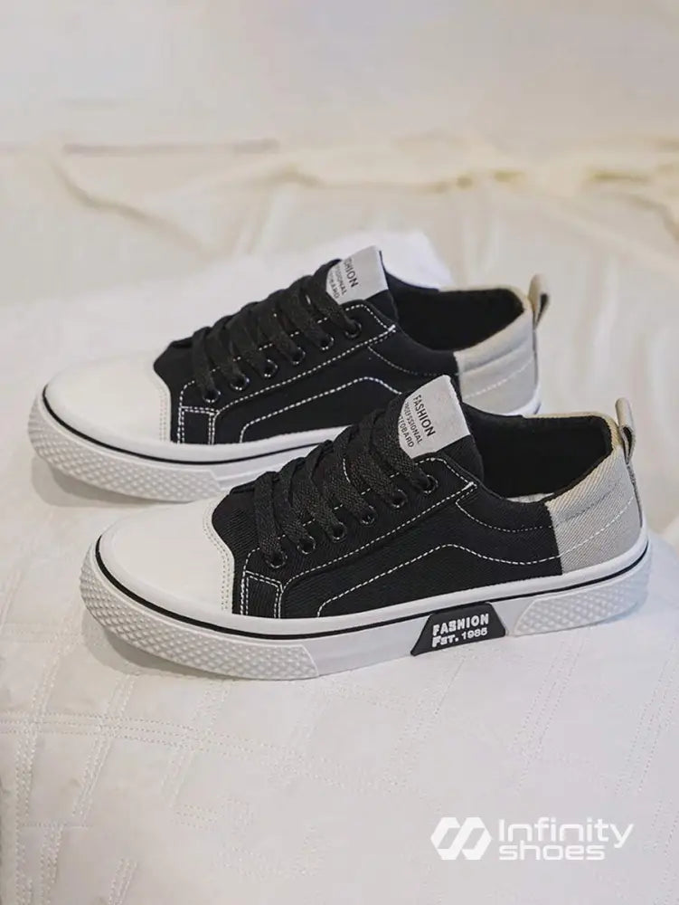 Tênis Street Cano Baixo Casual Moderno Preto / 36 Tênis Street Cano Baixo Casual Moderno