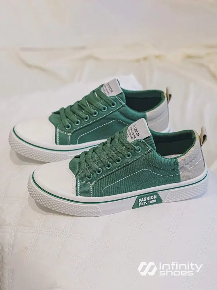 Tênis Street Cano Baixo Casual Moderno Verde / 36 Tênis Street Cano Baixo Casual Moderno