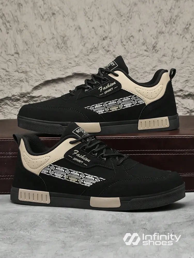 Tênis Street Cano Baixo Estilo Urbano Preto / 36 Tênis Street Cano Baixo Estilo Urbano