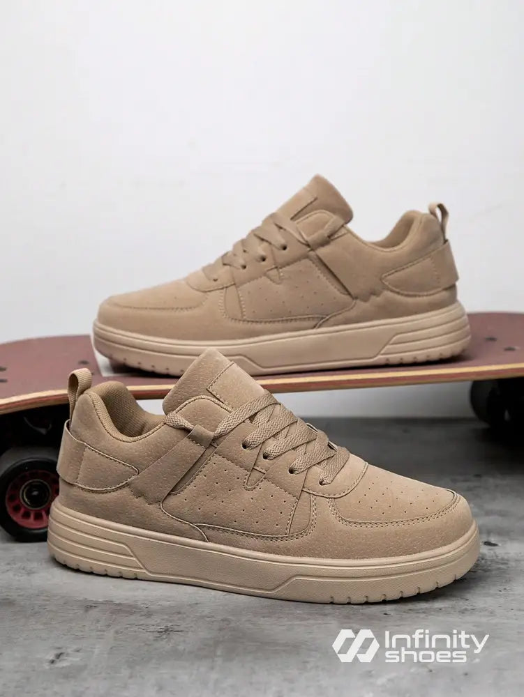 Tênis Street Cano Baixo Estrutura Reforçada Bege / 36 Tênis Street Cano Baixo Estrutura Reforçada