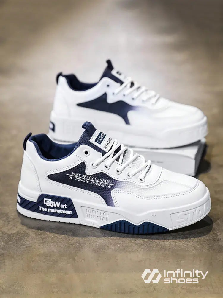 Tênis Street Cano Baixo Recortes Estilizados Tênis Street Cano Baixo Recortes Estilizados