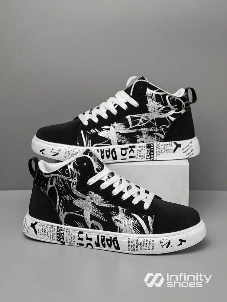 Tênis Street Grafite Estampado Estilo Descolado Urbano Tênis Street Grafite Estampado Estilo Descolado Urbano